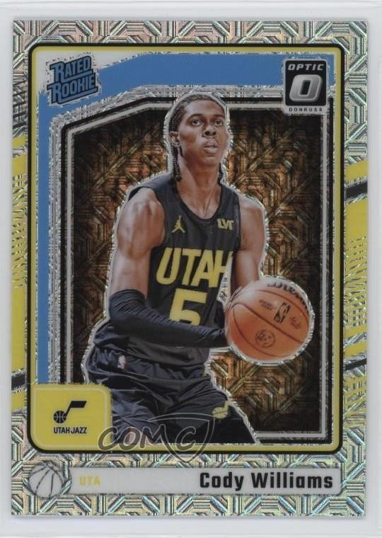2024-25 Panini Donruss Optic Rated Rookie Choice Prizm Cody Williams #298 1o2