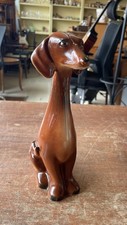 1960s Jema Holland DACHSHUND Dog Small Figurine Long Neck 23cm Tall 322