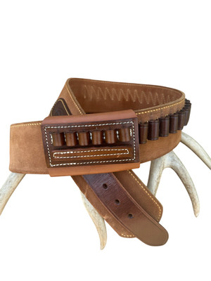 GALCO 1880'S .38 / .357 Cartridge Gun Belt Sz 40 w/ Additional Ammo Belt Slide