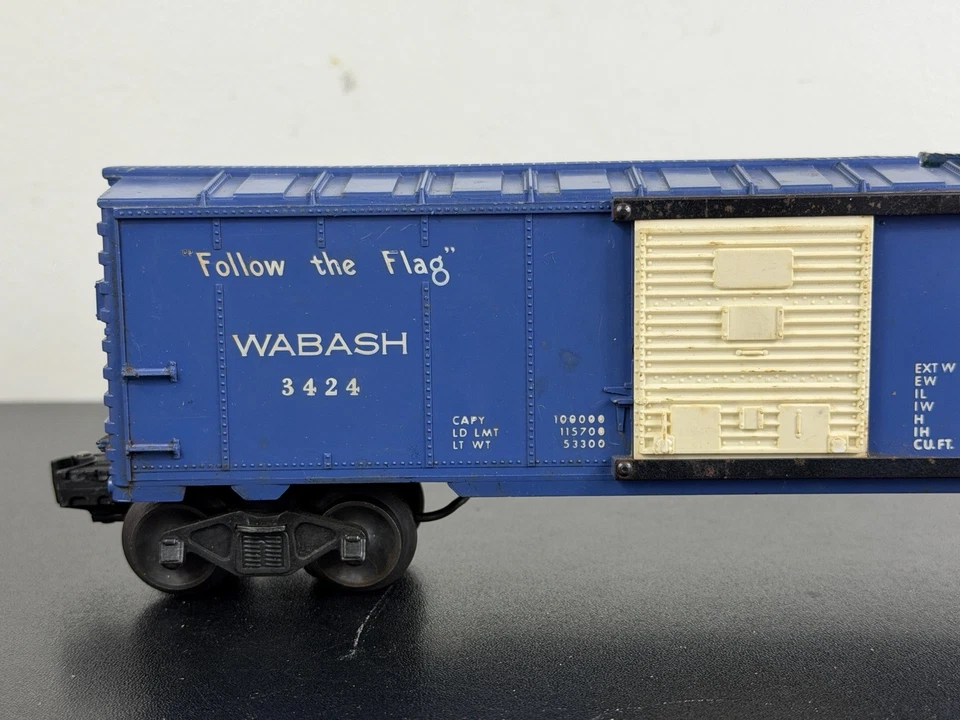LIONEL No 3424 Dark Blue Wabash Operating Brakeman OB 1956-58 - C-7 - Image 4 of 4
