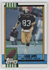1990 Topps With Disclaimer Louis Lipps #184 08w3