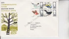 GB FDC FIRST DAY COVER 1966 BRITISH BIRDS GPO COVER LONDON PMK