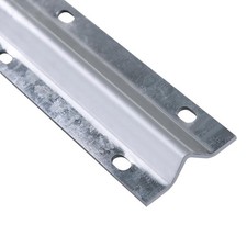 12FT Galvanized V Track for Sliding Doors Gates - Strong Durable