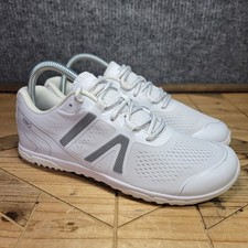XERO HFS II Women's 7 White Lace Up Barefoot Mesh Running Sneaker Shoes Athletic