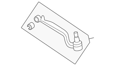 Genuine Land-Rover Lower Control Arm RBJ500920