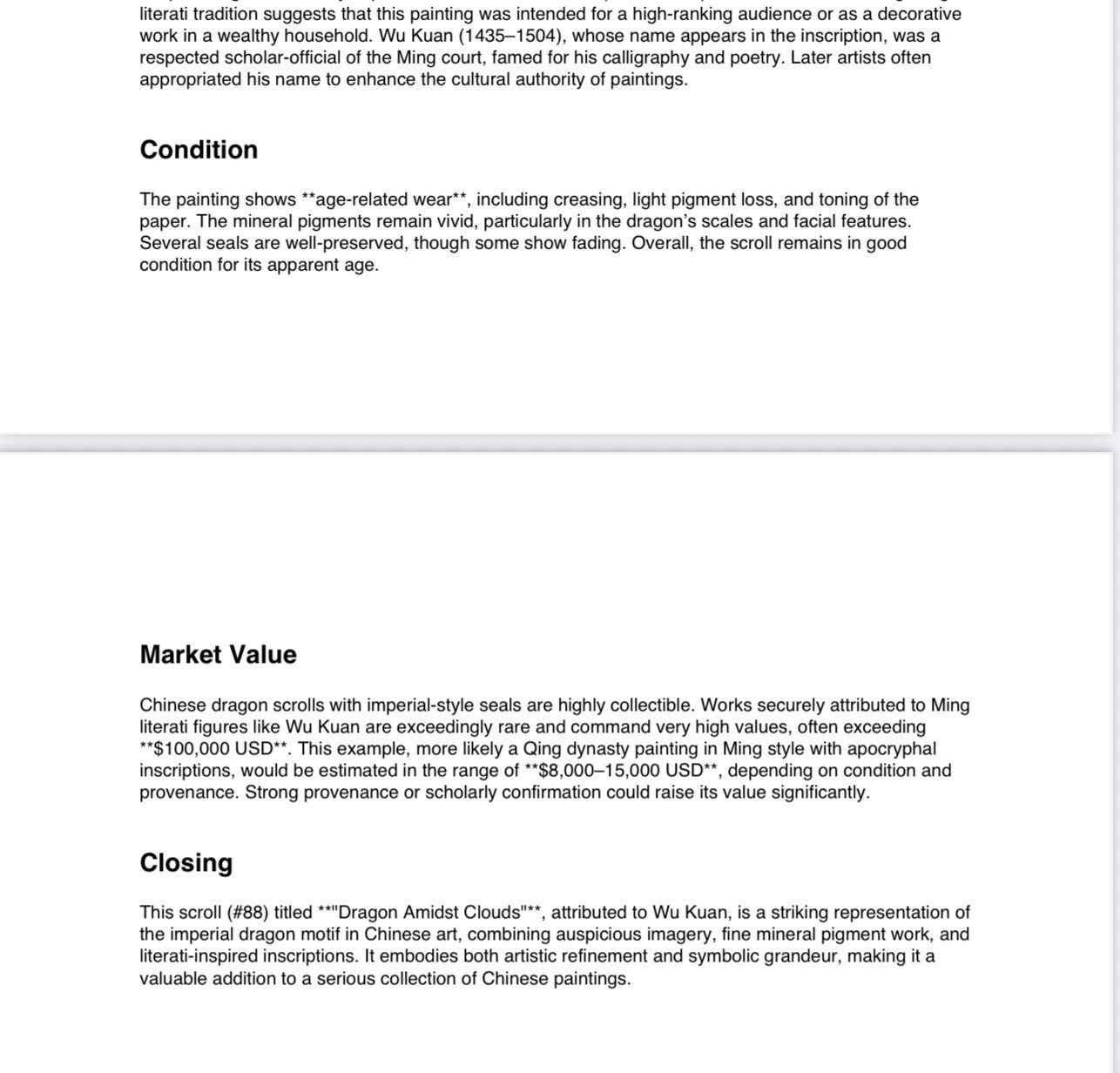 Dragon Amidst Clouds