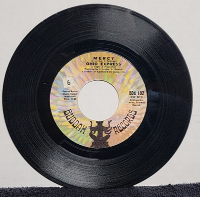 OHIO EXPRESS MERCY/ROLL IT UP (VG) BDA-102 45 RECORD