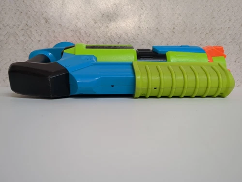 Vintage Nerf Super Soaker Aqua Shock Sneak Attack Blue/Green Color - WORKS! - Picture 12 of 16