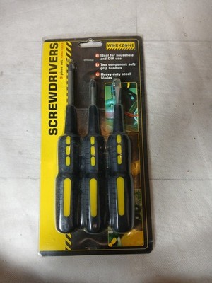 3 Stück Schraubendreher Set neu und versiegelt von Work Zone