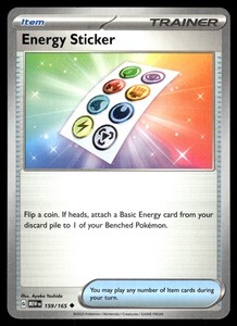 ENERGY STICKER - 159/165 - POKEMON 151 MEW-EN ENGLISH C/U SV - NM