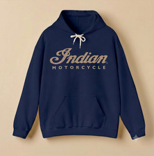 Indian Motorcycle Hoodie Vintage Logo Pullover Sweatshirt Multi-Color NEW