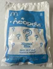 McDonald's 2004 Neopets Happy Meal Toy Mystery Bag Neopian Item New Sealed
