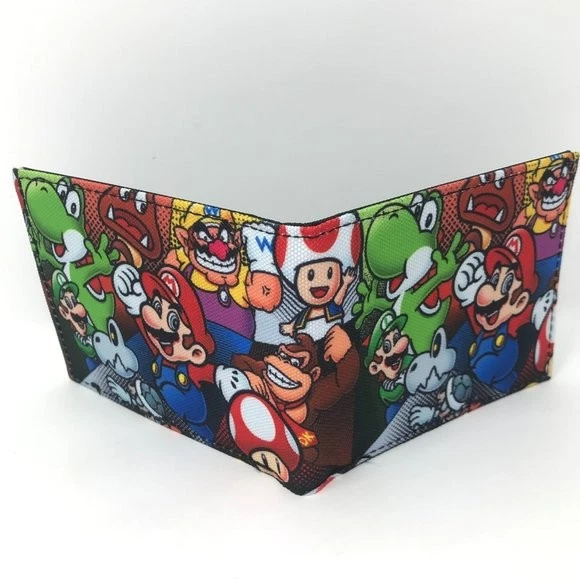 Nintendo Super Mario Bifold Canvas Wallet - Image 3 of 4