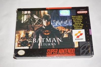 Batman Returns (Super Nintendo SNES) Complete in Box CIB 