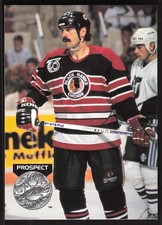 Michel Goulet, 1991-92 Pro Set Platinum, #166, Chicago Blackhawks,