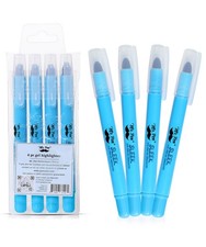 Mr. Pen No Bleed Gel Highlighter, Bible Highlighters, Blue, Pack of 4 Bible Hi