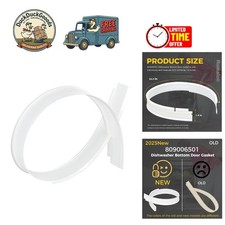 809006501 Dishwasher Door Gasket - Compatible with Frigidaire Kenmore Models