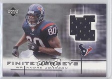 2003 Upper Deck Finite Jerseys Andre Johnson #FJ-AJ HOF 0k0