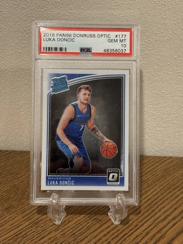 Luka Doncic ROOKIE 2018-19 Donruss Optic RATED ROOKIE RC #177 PSA 10 GEM MINT