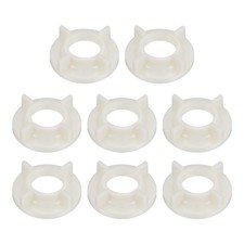 8 Pcs Faucet Mounting Nut, G1/2 ABS Plastic Lock Nut for Basin Faucet, Beige