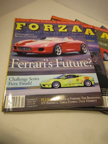 Vintage Lot 8 Forza Ferrari Magazine Full Year 2001 # 27,28,29,30,31,32,33,34 - Picture 3 of 11