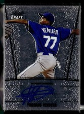 2011 LEAF DRAFT #2 AUTO YORDANO VENTURA ROYALS