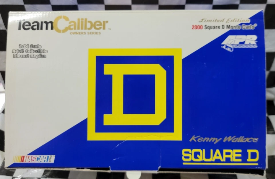 Kenny Wallace #55 SQUARE D 2000 Monte Carlo 1:24 O552077SD Team Caliber OWNERS - Image 2 of 4