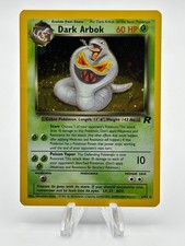 Pokemon TCG Team Rocket Dark Arbok 2/82 Holo Rare Unlimited LP on eBay