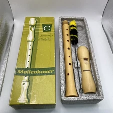Mollenhauer Sopran C Recorder German Vintage Boxed Wooden Soprano EUC!