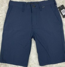 Hurley Men's Chino NIKE DRI FIT Hybrid Shorts NAVY