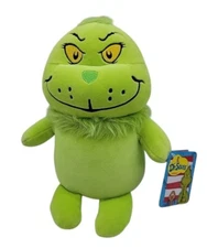 Aurora Dr. Seuss - 9.5" Squishy Grinch - Whimsical Stuffed Plush Animal Doll Toy