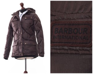 barbour feather down jacket