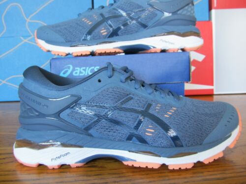 Mujer ASICS Gel Kayano 24 Azul Melocotón 6 5649 23 20 25 Zapatos 22 | eBay