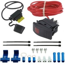 Automotive Electric Radiator Fan Manual Toggle Rocker Switch Wiring Harness Kit Automotive Electric Radiator Fan Manual Toggle Rocker Switch Wiring Harness Kit