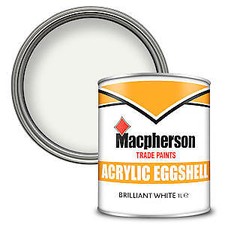 Macpherson Acrylic Eggshell Brilliant White 1 Litre