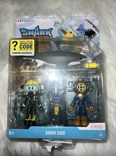 Roblox Devseries Sharkbite 2: Shark Cage Figure Playset With In Game Item Code