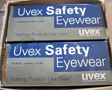 UVEX LAB SAFETY EYEWEAR GLASSES S2500LSS  BLACK FRAME