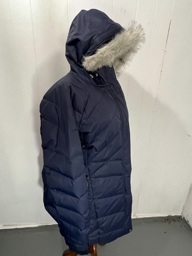 Columbia Lay D Down Omni-Heat 550 Down Puffer Jacket Women's Size: XL Navy - Picture 2 of 15
