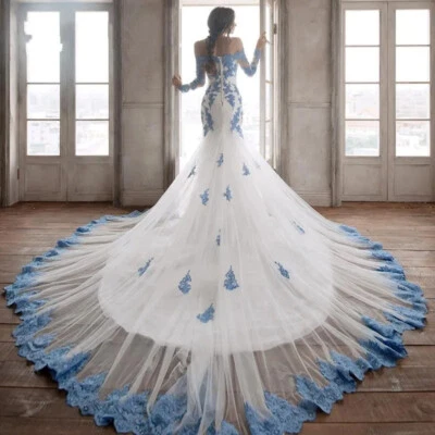 blue and white mermaid prom dress Sherri Hill Floral Print Mermaid Prom Dress 57114 main image 1