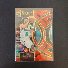 Select 2023-24 Nick Smith Jr Rookie Premier Red Cracked Ice Prizm RC Hornets L26