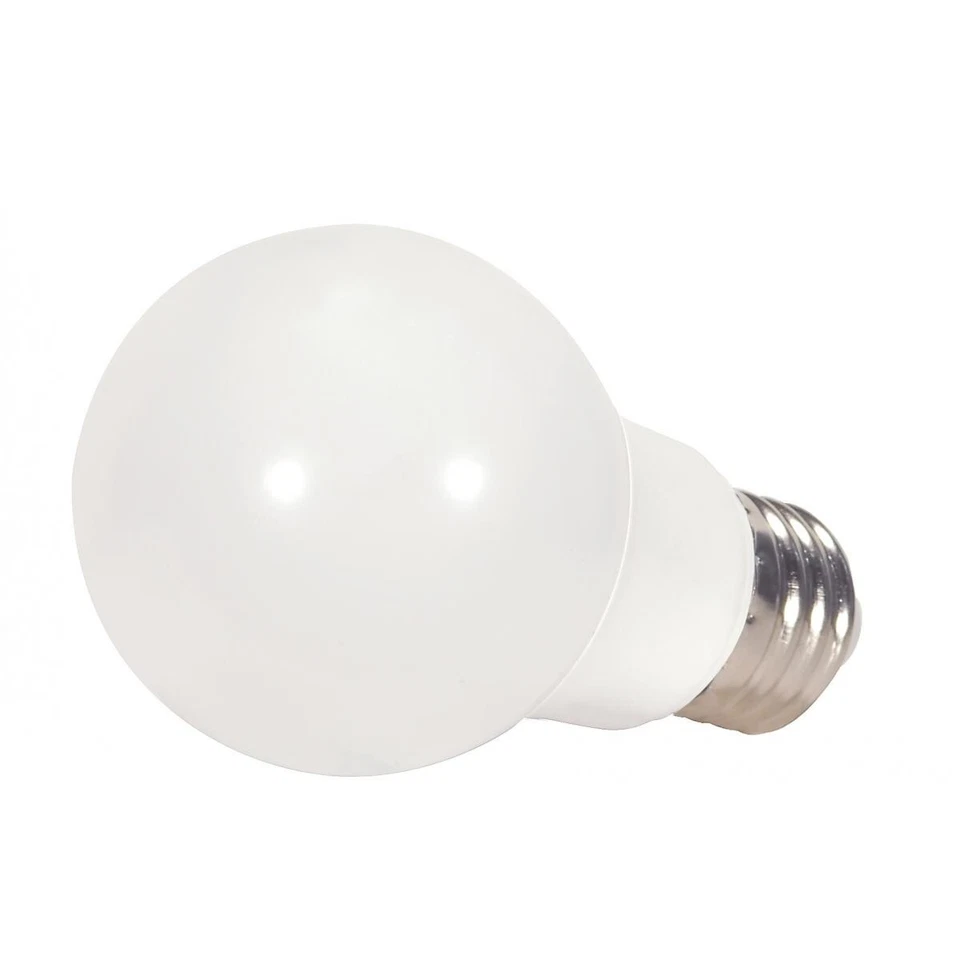 Satco S9113 - 6.4 Watt A19  Frosted LED Light bulbs  - 5000K (6 Pack) - Image 2 of 2