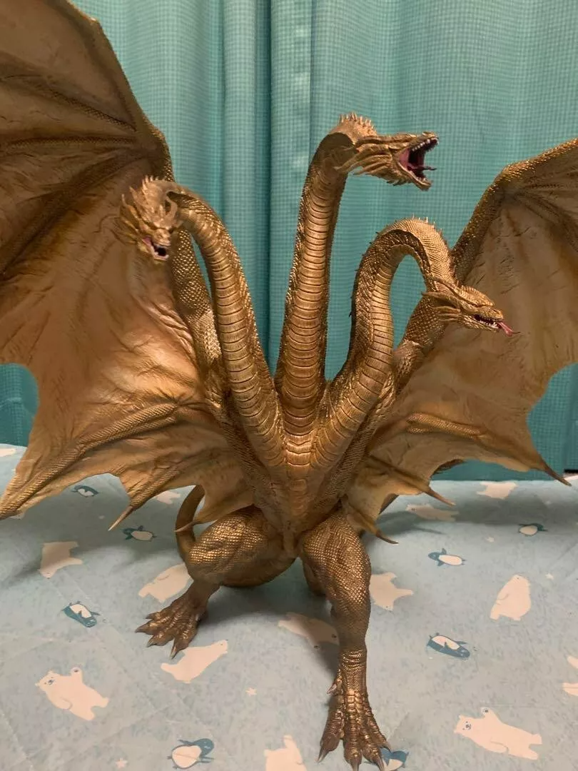X-PLUS Huge Monster Series King Ghidorah (2019) Complete