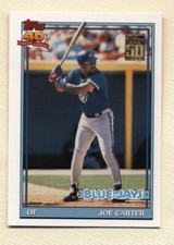 2001 Topps Through the Years 50th Anniversary Reprints Joe Carter (Blue Jays)