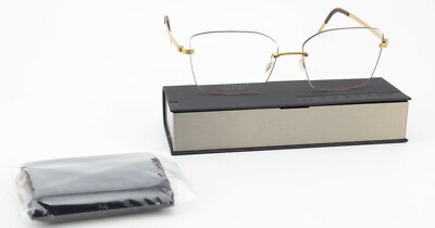 LINDBERG Brille Mod. 2368 54 GR74 T30 135 Col. GT STRIP3P TITANIUM Gold Unisex