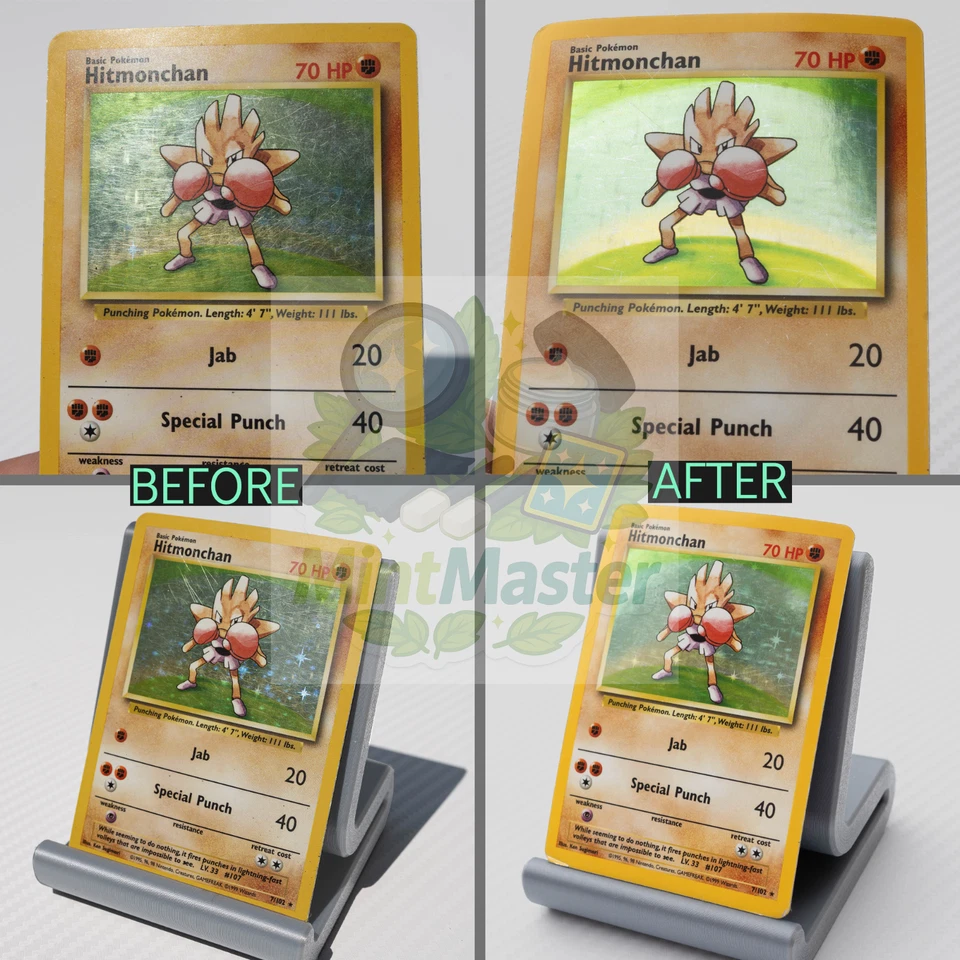 10 Item Kit MintMaster Card Care Cleaning Pokémon Cleaner Polish Swabs Edge Tool - Image 2 of 4