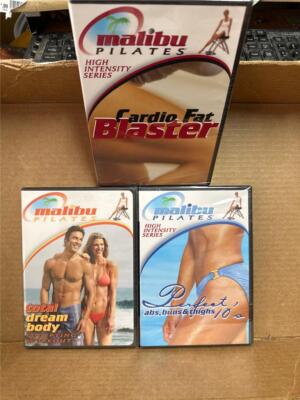 Malibu Pilates DVD Lot - Dream Body, Perfect 10's, Fat Blaster NEW Sealed