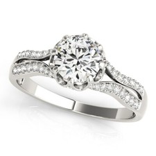 1.50 Ct Certified Moissanite Wedding Anniversary Ring Solid 950 Platinum Size 5