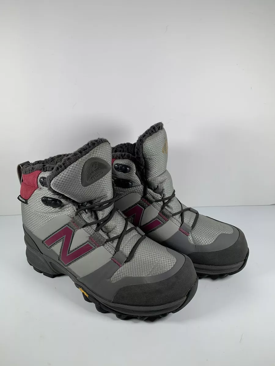 New Balance WO1099GP Gray PrimaLoft Lace Up Winter Hiking Boots Women s US 6