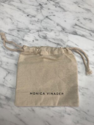 🛍 Brand New Monica Vinader Pouch Gift Bag UK
