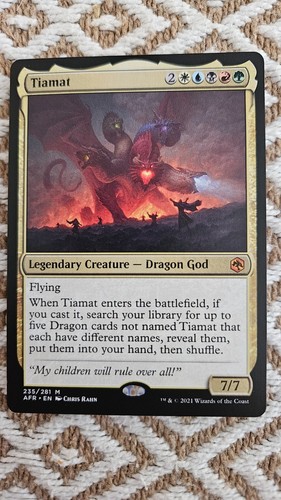 Tiamat Adventures in the Forgotten Realms pack fresh NM, MTG Magic